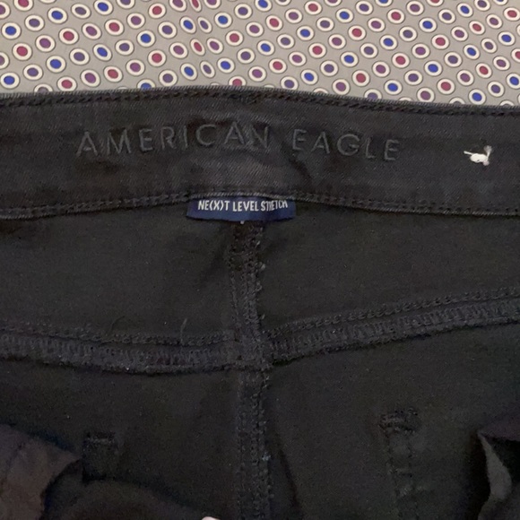 American Eagle Distressed Denim Bike Shorts - Picture 5 of 6